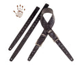 Magrabo Tracolla Twin Buckles Embossed Seurat Grigio
