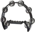 Stagg Half Moon Tambourine Black 16 Jingles
