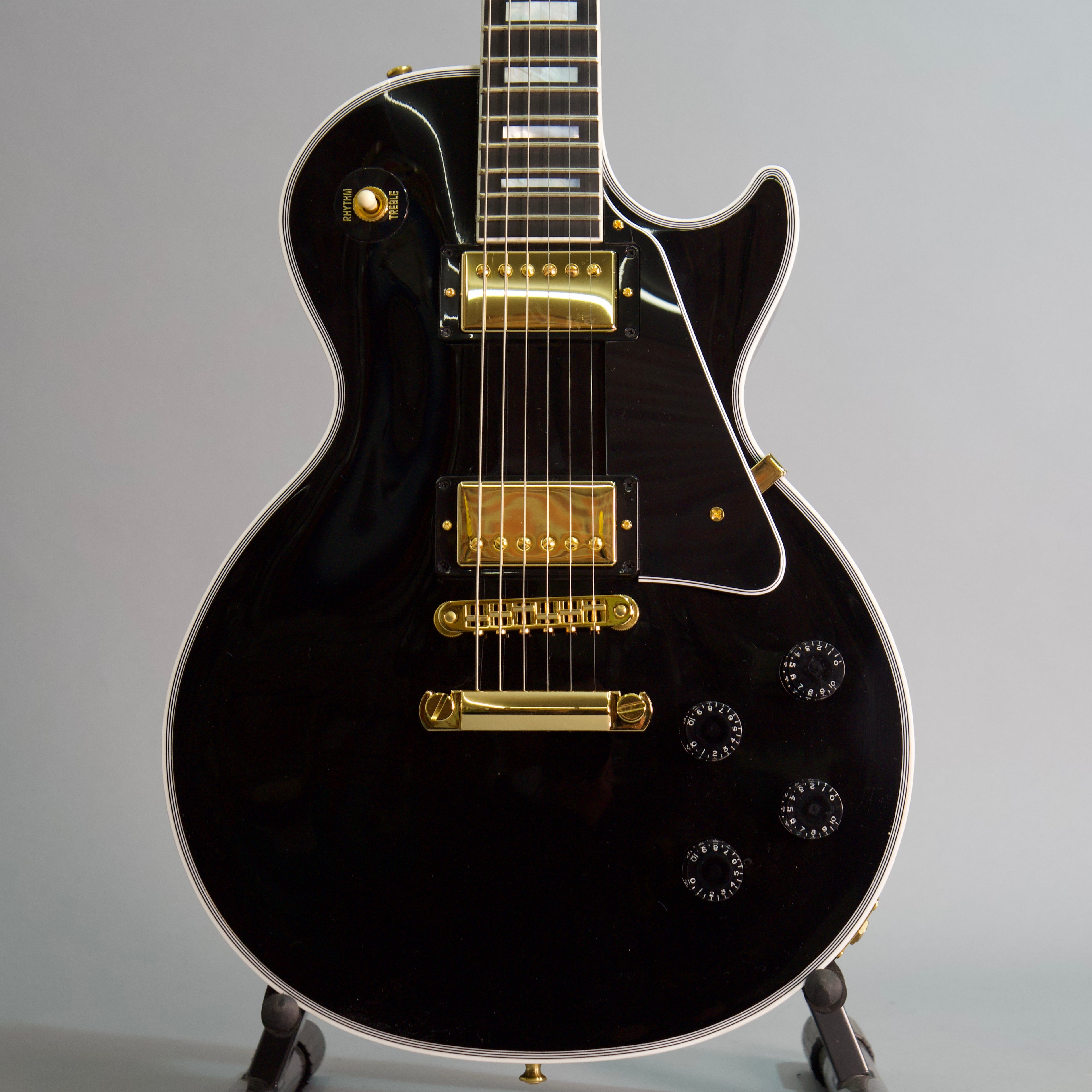 Gibson Les Paul Custom Ebony con Tastiera Ebony Gloss