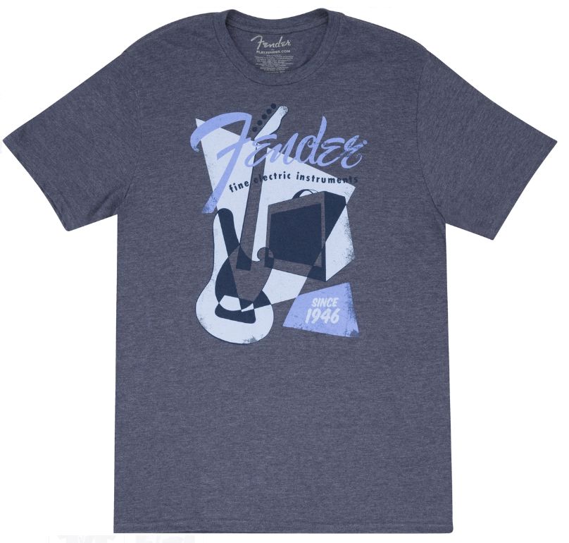 Fender Vintage Geo 1946 Blue Medium T-Shirt