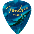 Fender 351 Shape Premium Celluloid Thin Ocean Turquoise Pack 12Pz