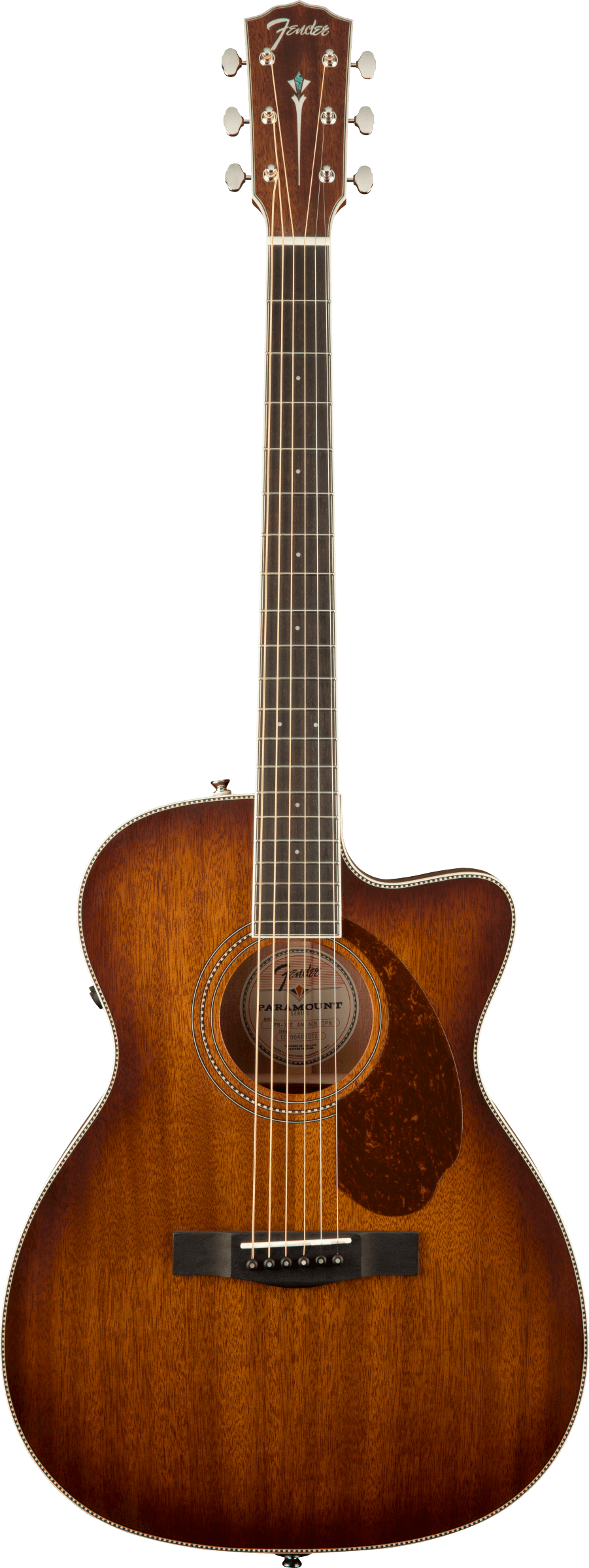Fender Paramount Pm3 Triple 0 All Mahogany Natural