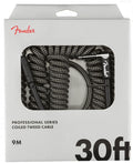 Fender Cavo Professional Grey Tweed 9Mt Dritto - Pipa