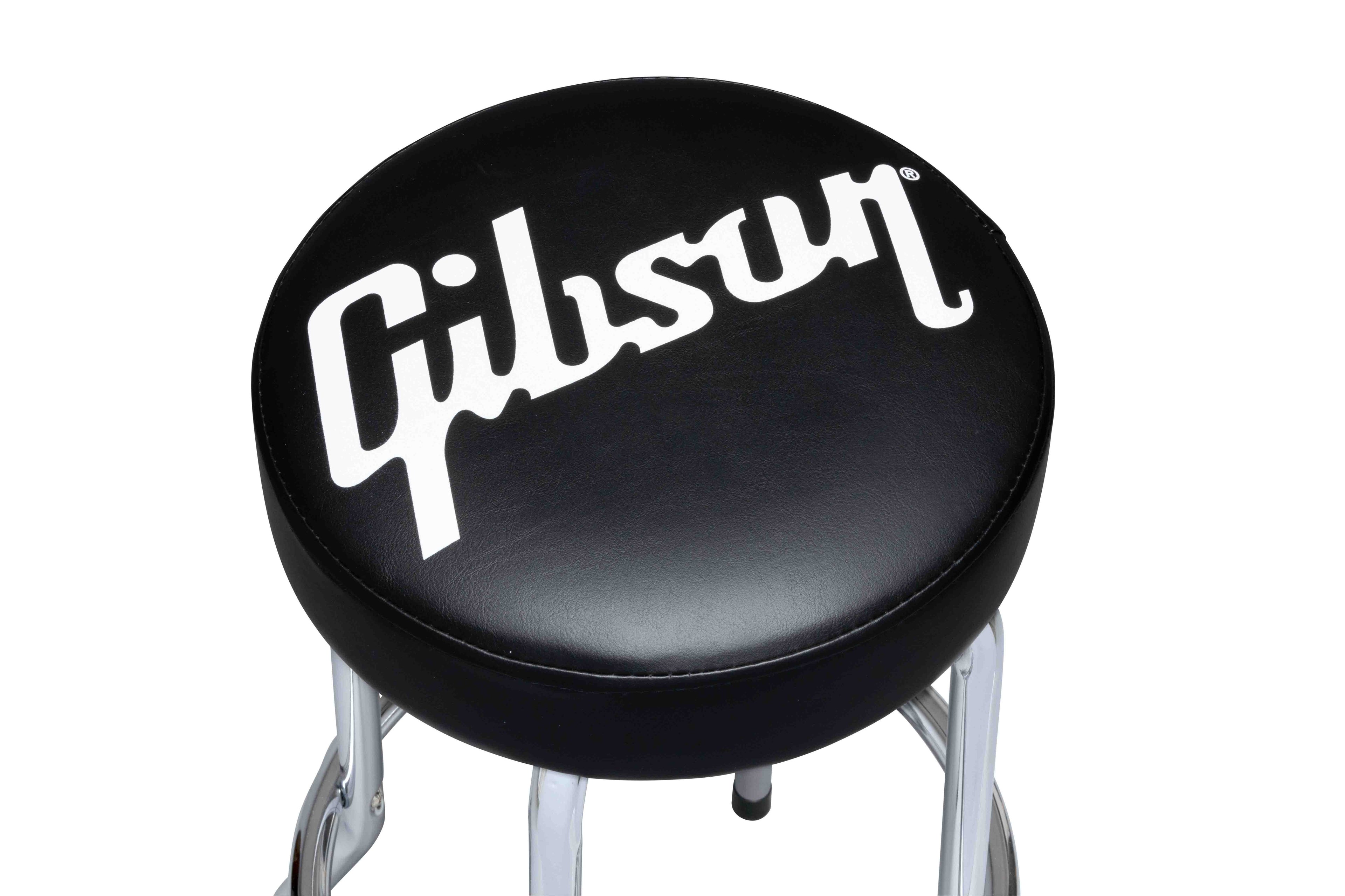 Gibson Accessories GA-STOOL5 Premium Playing Stool Standard Logo Tall 30"