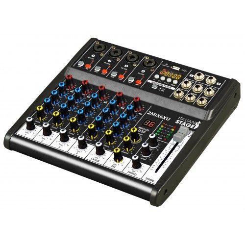 Italian Stage By Proel 2Mix6Xu 6Canali Bluetooth
