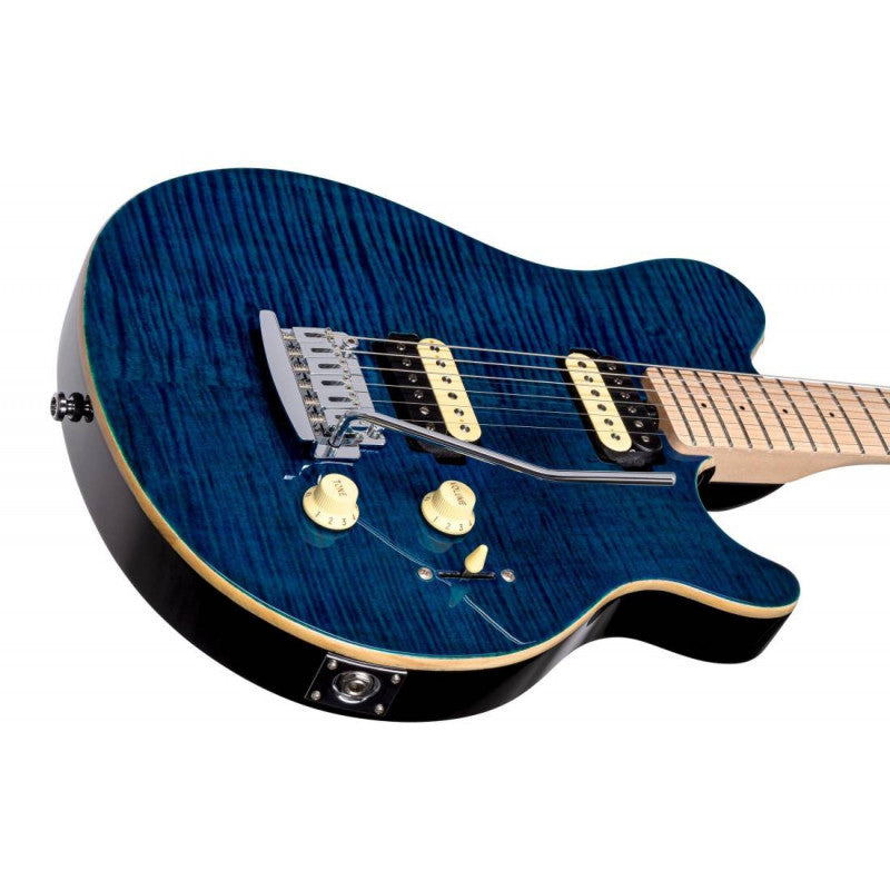 Sterling By Musicman Axis Flame Maple Top Neptune Blue
