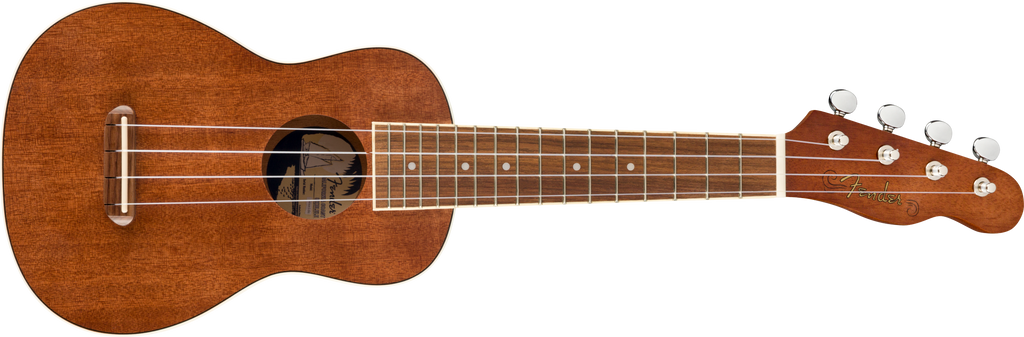 Fender Seaside Soprano Ukulele Natural Pack