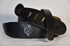 Your Music Tracolla 7 Cm In Cuoio Imbottita Black Made In Italy