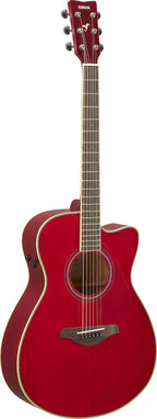 Yamaha FSCTAVT TransAcoustic FS Cutaway Ruby Red Chitarra Acustica Elettrificata