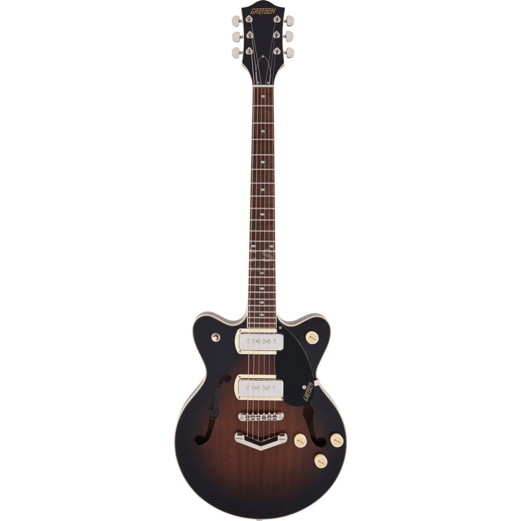 Gretsch G2655 P90 Streamliner Center Block Brownstone con V Stoptail