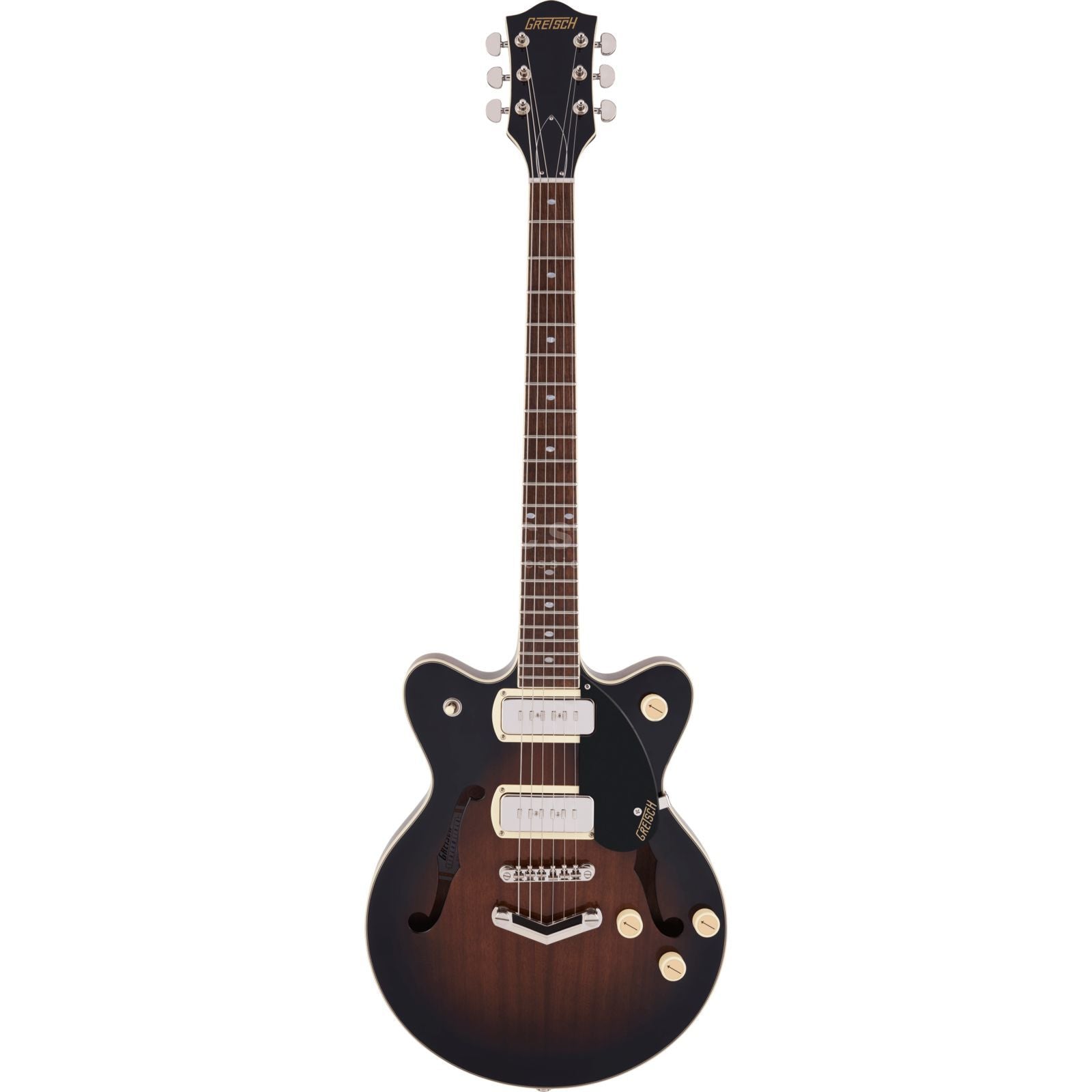 Gretsch G2655 P90 Streamliner Center Block Brownstone con V Stoptail