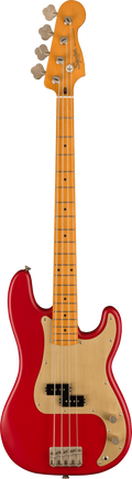 Squier 40Th Anniversary Precision Bass Vintage Edition Satin Dakota Red