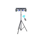 Pro Show Set  Barra con 2 Par Led RGB e 2 Effetti Led a Batterie con Stativo