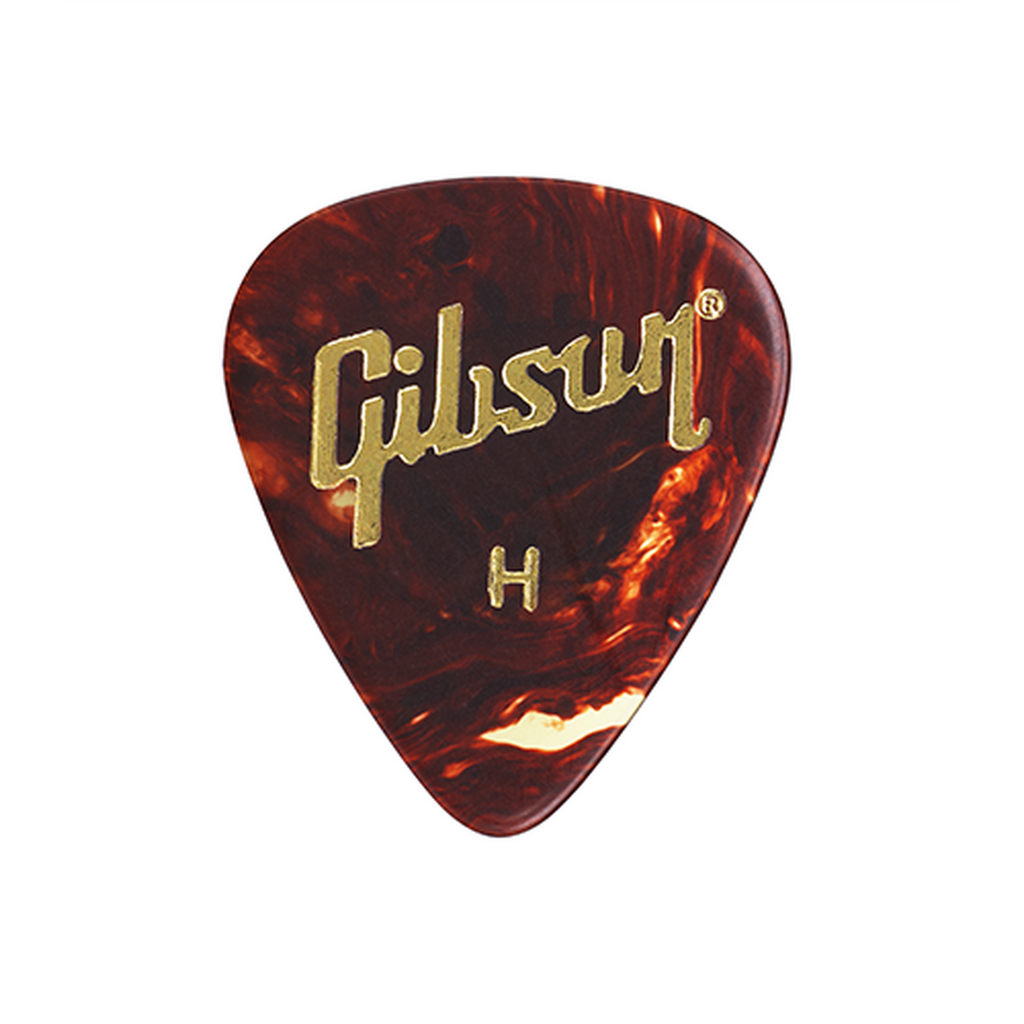 Gibson Tortoise Picks Heavy Confezione Da 12 Aprt12-74H