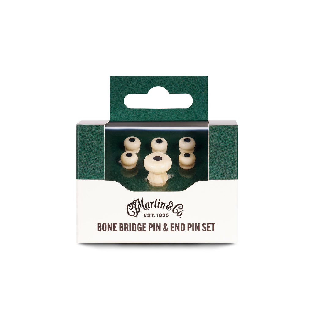C.F. Martin & Co. 18APP0027 Bone Bridge Pins Black Inlay