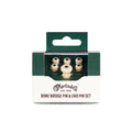 C.F. Martin & Co. 18APP0027 Bone Bridge Pins Black Inlay