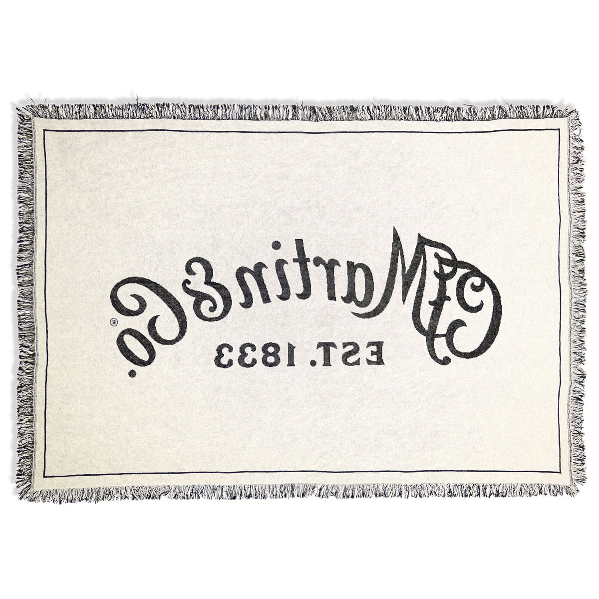 C.F. Martin & Co. 18N0398 Martin Script Logo Woven Blanket