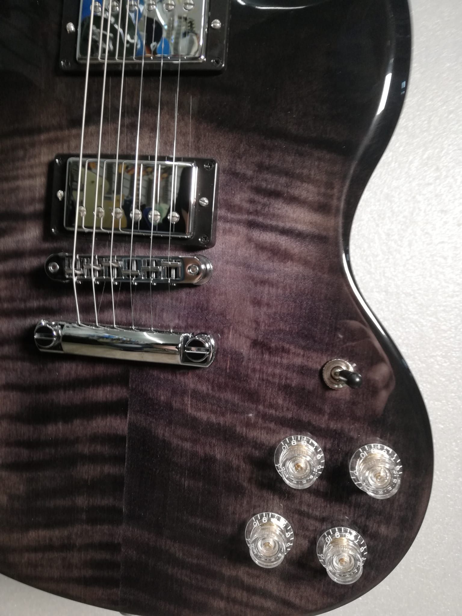 Gibson Sg Modern Trans Black Fade Chitarra Elettrica