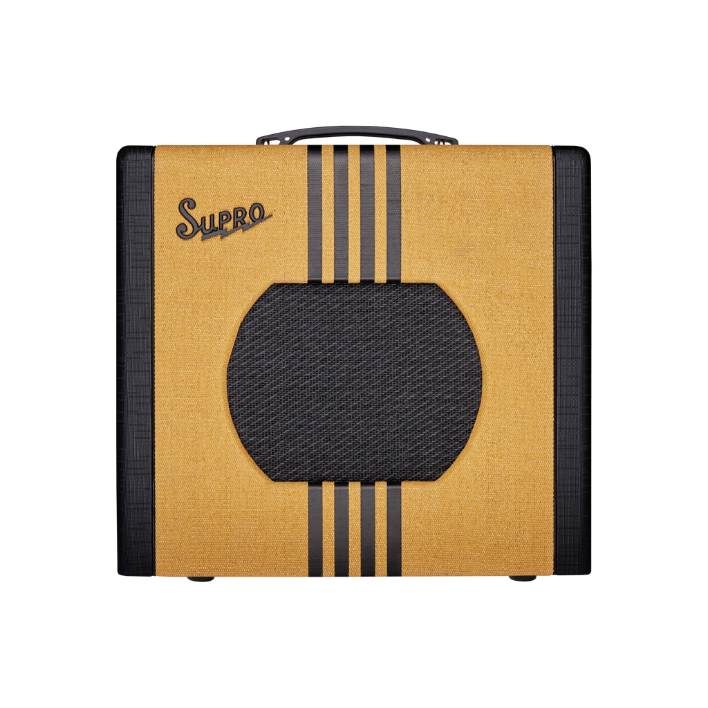 Supro Delta King 10 Tweed & Black