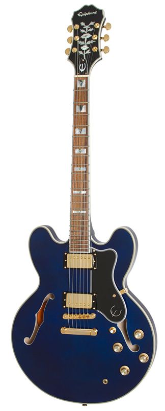 Epiphone Sheraton Ii Pro Midnight Sapphire Chitarra Semiacustica