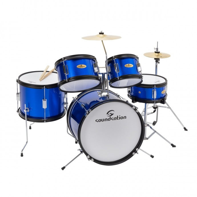 Soundsation Jdk100Bl Batteria Junior 5 Pz Metallic Blue