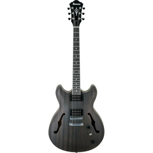 Ibanez As53Tkf Chitarra Semiacustica Transparent Black Flat