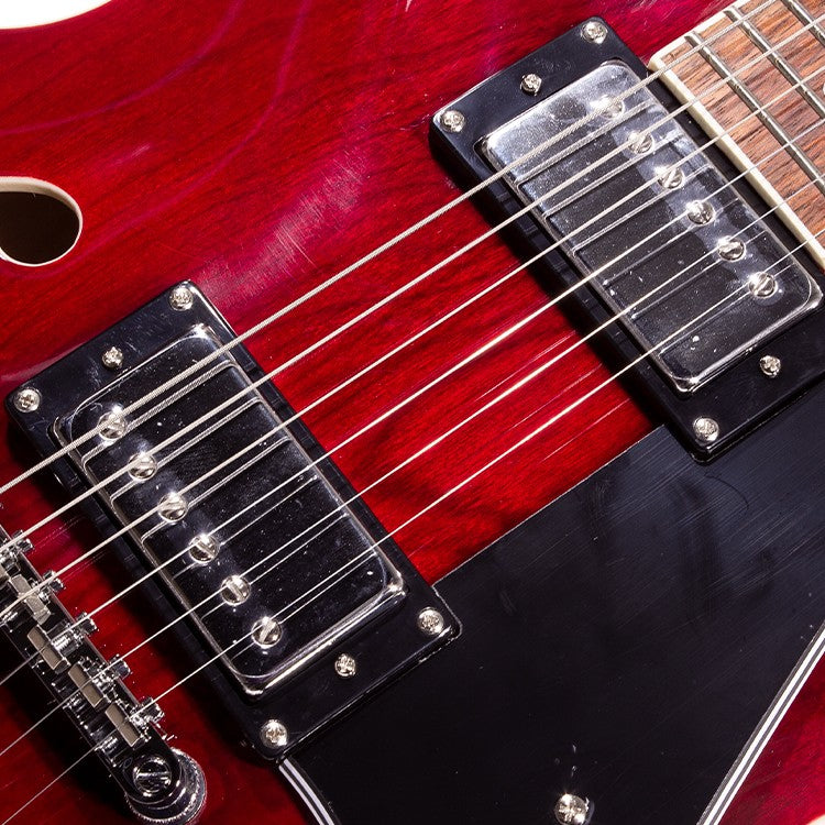 Tokai 335 Style  Flame See Through Red