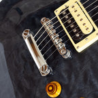 Tokai LP Style Quilted See Through Black