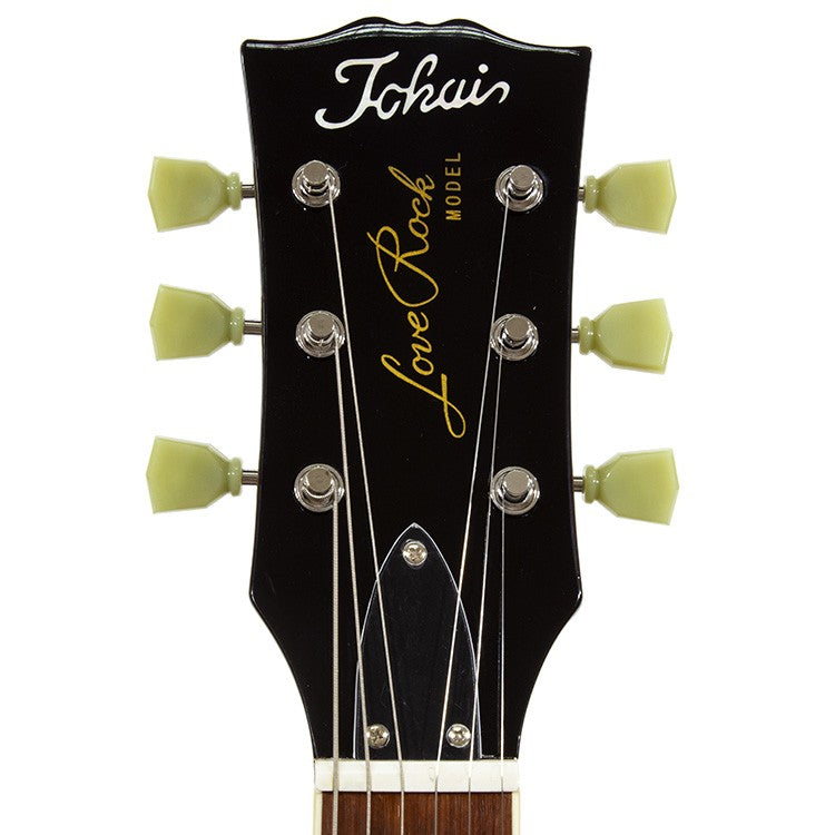 Tokai LP Style Quilted See Through Black