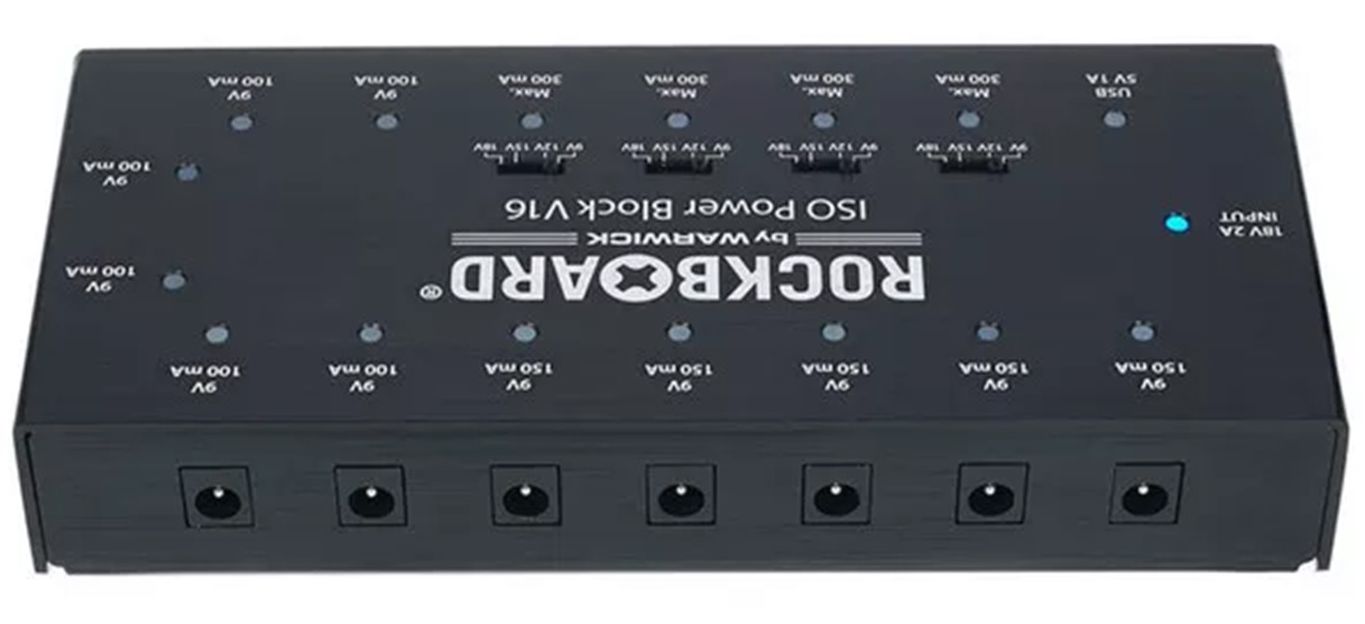 Rockboard Power Block Iso 16 Alimentatore per Pedali ex demo