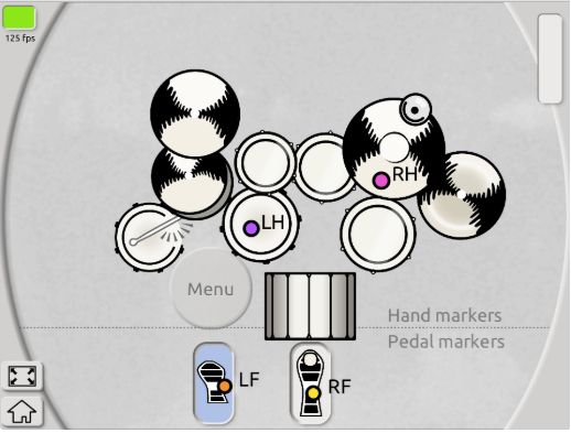 Aerodrums Set1 Complete Virtual Drum Kit