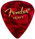 Fender Plettri 351 Red Moto Heavy Pack 12 Pz