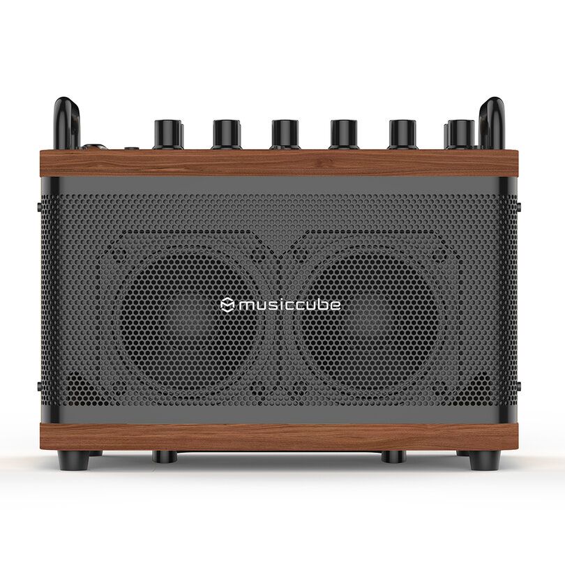 Musiccube Tiny Box D2 Oak Brown 50W Portatile