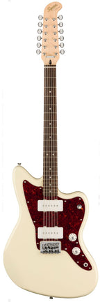 Squier Paranormal Jazzmaster XII Tortoiseshell Pickguard Olympic White