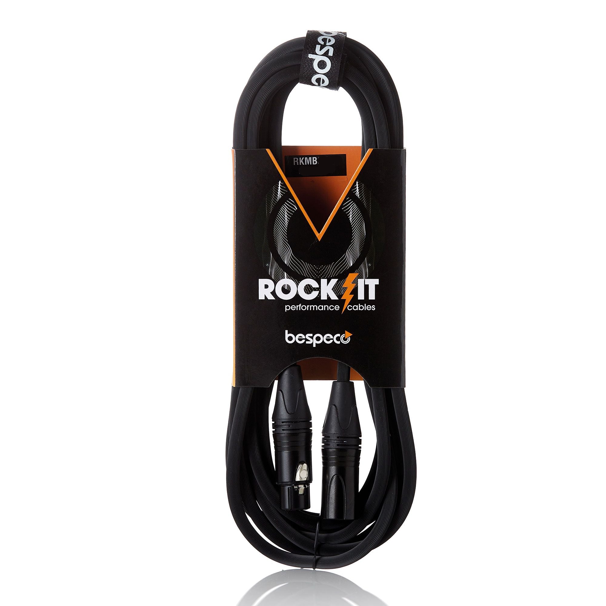Bespeco Cavo Microfonico XLR M a XLR F Rockit Mt 6 Guaina Rigata