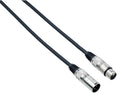 Bespeco Cavo Microfonico Schermato Bilanciato con 2 Cannon Xlr M F Mt 9 Nero