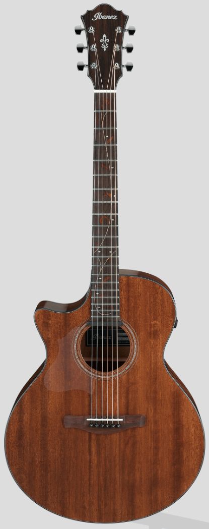 Ibanez Natural Low Gloss Mancina AE295LLGS Left Hand