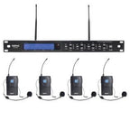Karma SET8042LAV Kit 4 UHF Bodypack Radiomicros with Headset