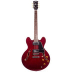 Tokai 335 Style  Flame See Through Red