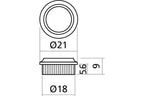 Yellow Parts Meccaniche Basso Elettrico Cromate Set 4Pz EZ17200C