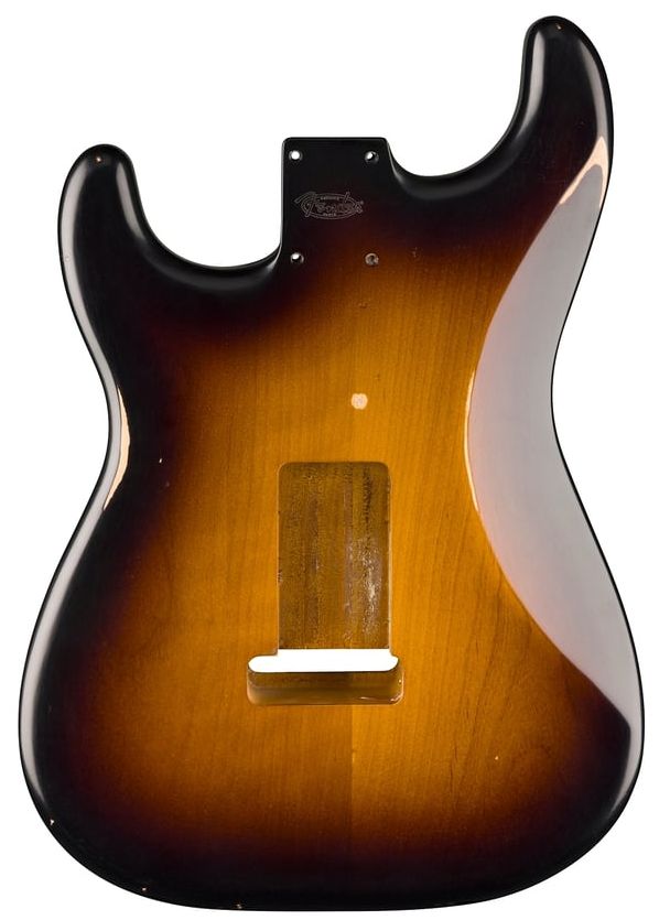 Fender Corpo Road Worn 50's Stratocaster SSS in Ontano 2-Toni Sunburst