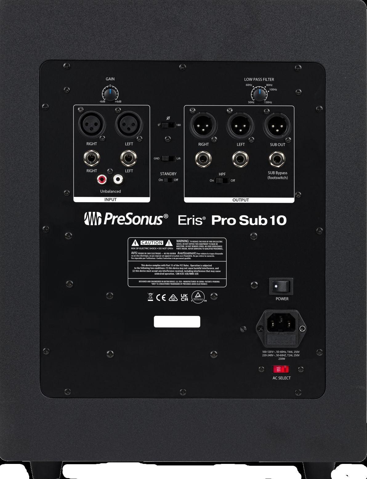 Presonus Eris Pro Sub 10 Black