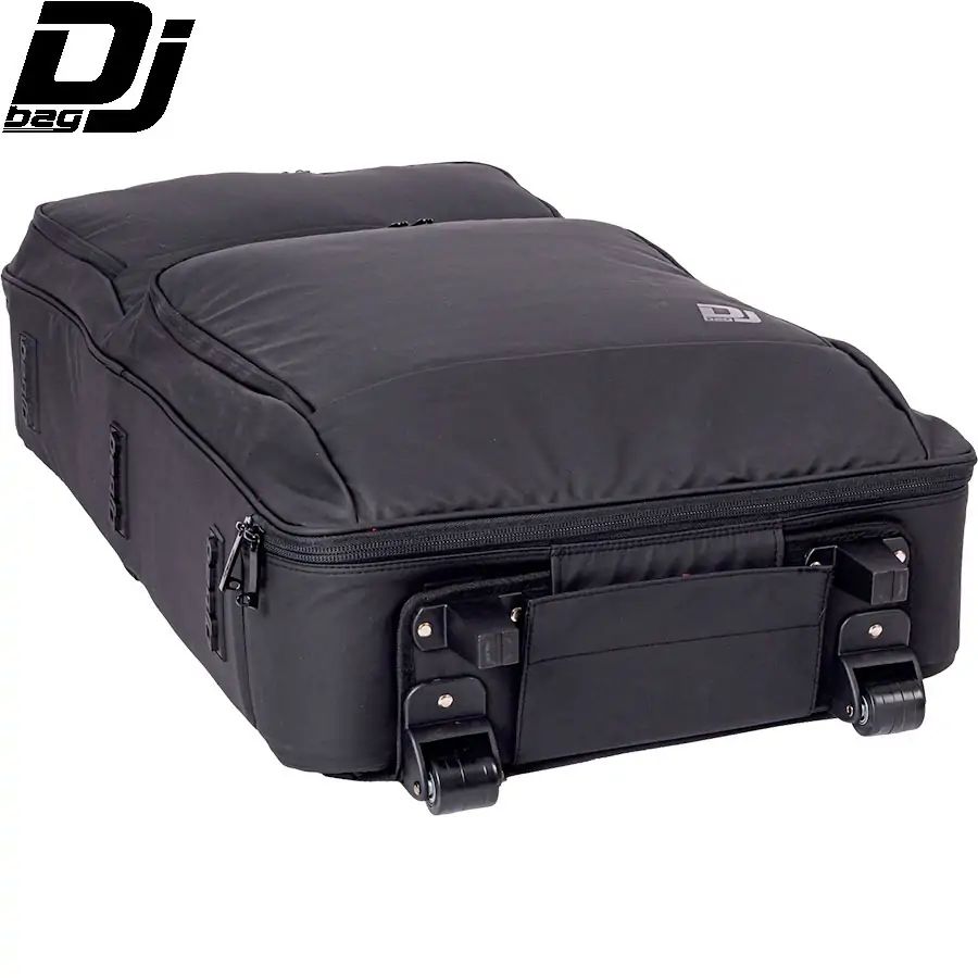 Walkasse Backpack Bag with Wheels for Extra Large 4 Chaneel DJ Controller