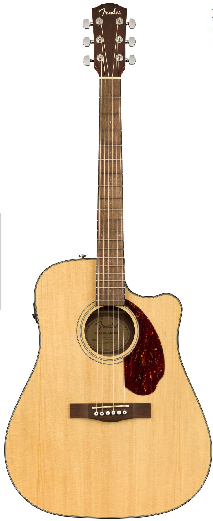 Fender Cd-140Sce Natural Chitarra Acustica Elettrificata Con Case Rigido