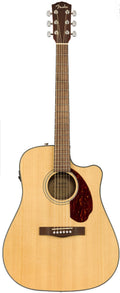 Fender Cd-140Sce Natural Chitarra Acustica Elettrificata Con Case Rigido