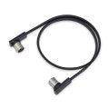 Rockboard Flat Patch Midi Cable Black 30cm