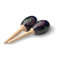 Stagg Maracas Ovali in Legno Nere cm19 la Coppia