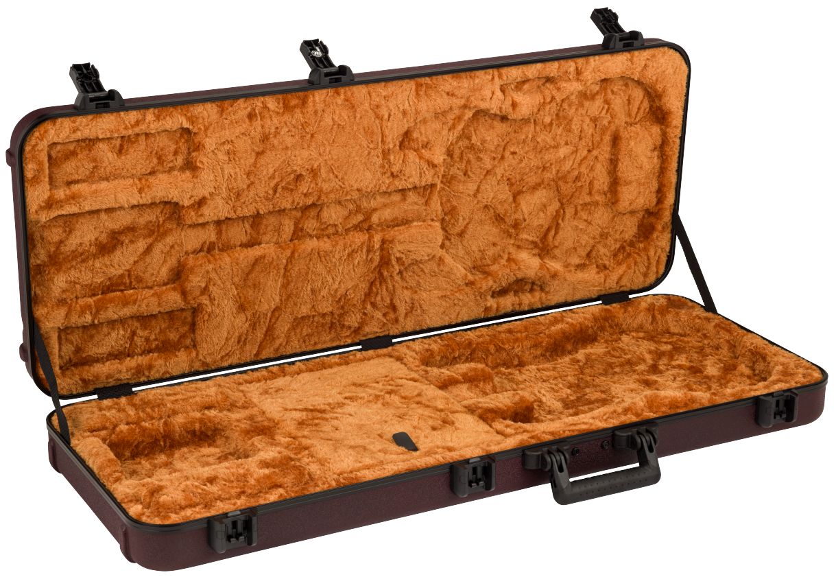 Fender Deluxe Molded Case Stratocaster Telecaster Wine Red