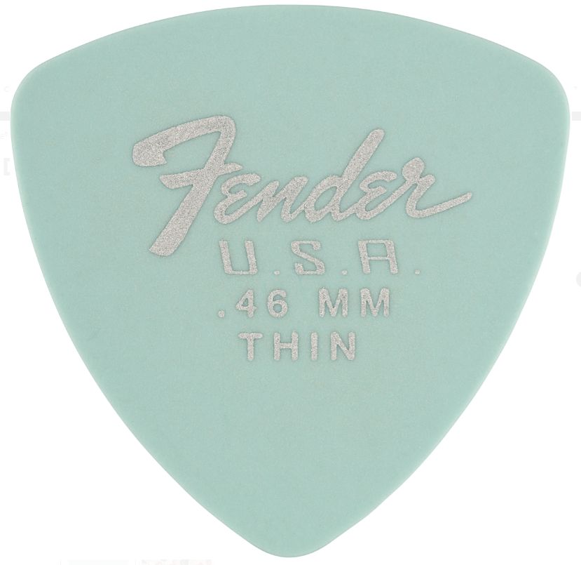 Fender Dura Tone Delrin 0,46 Plettro 346 12Pz Daphne Blue