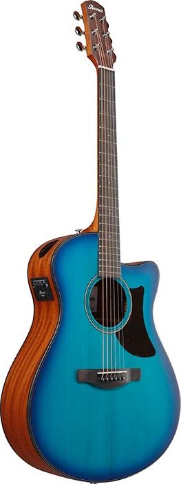Ibanez AAM50CE Sapphire Blue Burst Open Pore